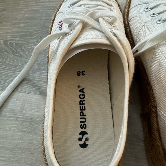 Superga Canvas Espadrille Flat-forms - Picture 3 of 6